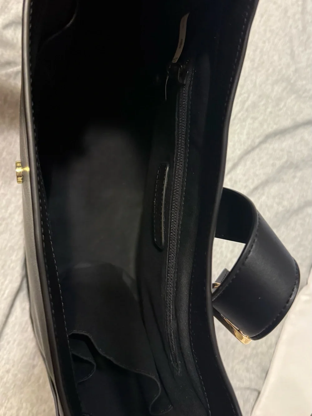 lululemon Black Leather Alternative 8L Shoulder Bag